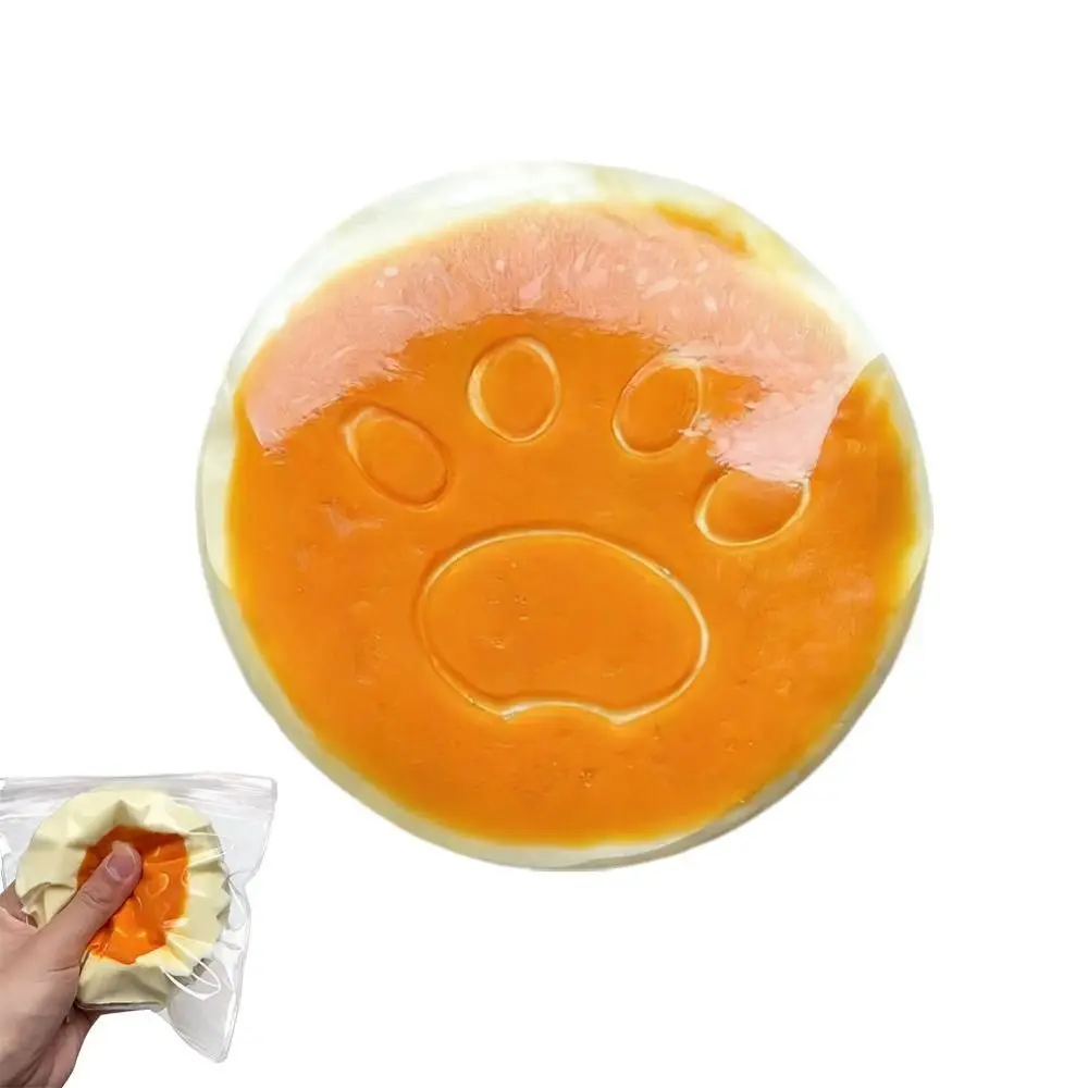 

Мягкая игрушка-антистресс в виде кошачьей лапки с сырным кексом, медленно восстанавливающая форму, забавный подарок для снятия стресса