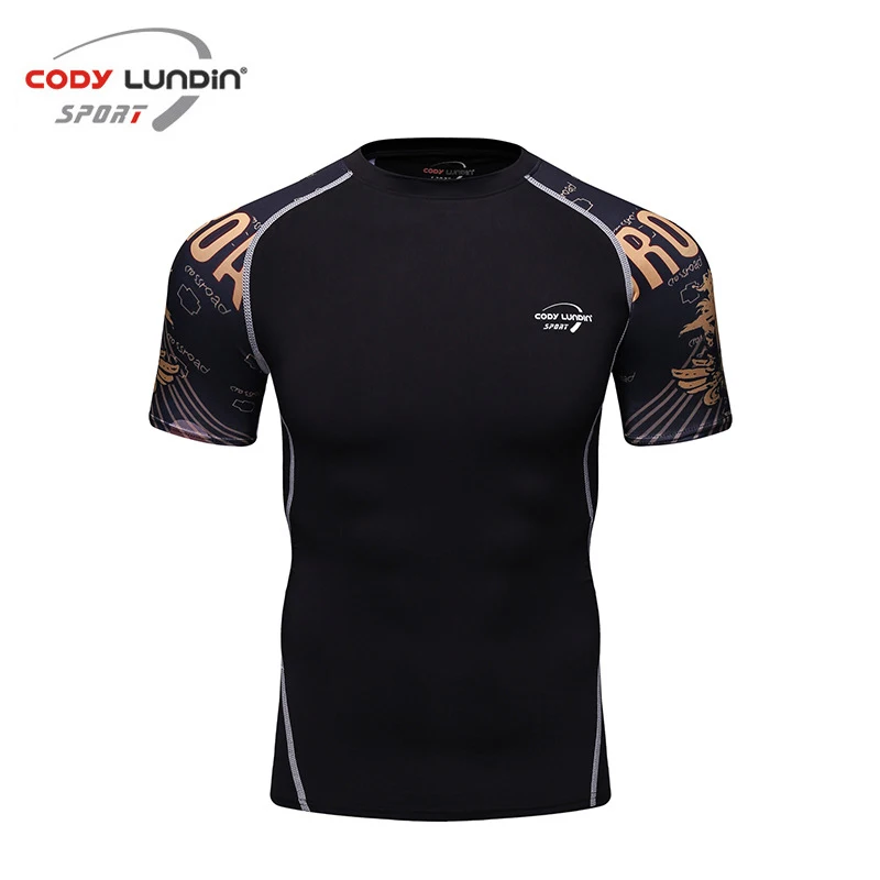 MMA BJJ Rashguard t-shirty wysypka straży dres Fitness koszulki bokserskie Muay Thai kompresja mężczyźni MMA Kickboxing sportowa koszulka