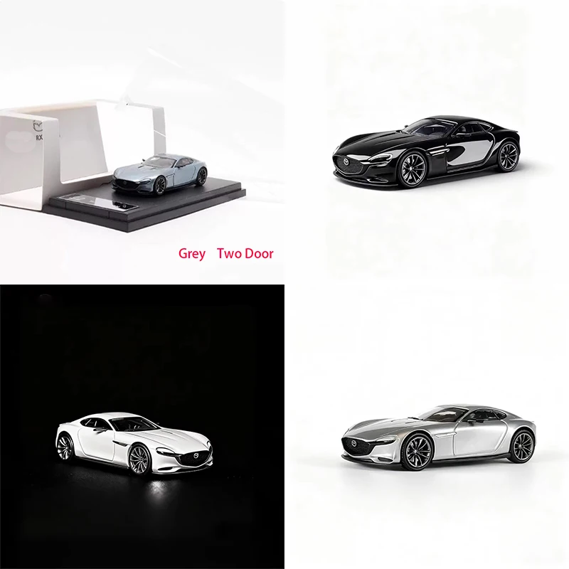 

RM 1:64 Scale RX-VISION Coupe Two-door Simulation Car Alloy Model Static Display Collectible Gift Souvenir Decoration