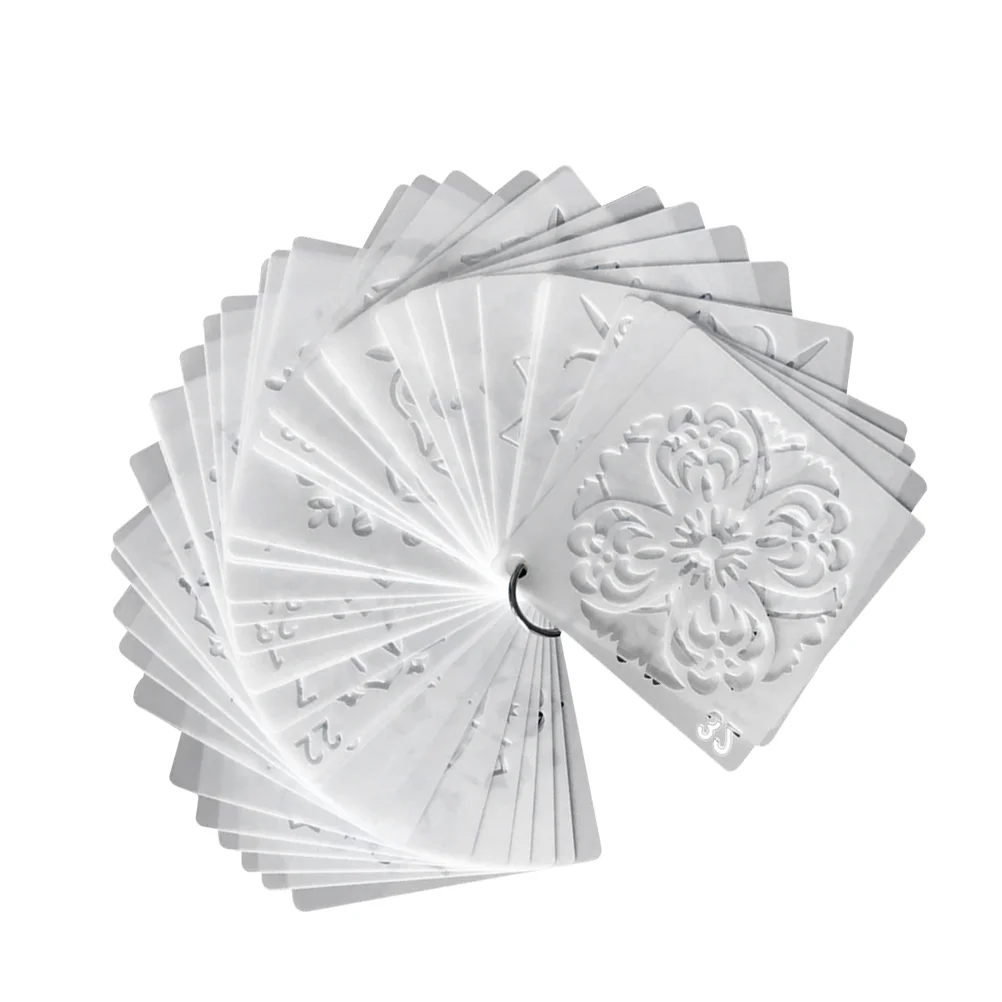 

36pcs Mandala Drawing Stencils DIY Painted Decoration Hollow Mandala Spraying Stencils Flower Stencils
