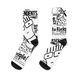 Calcetines tobilleros de The Descendents Punk Show Flyer para hombre y mujer, medias deportivas para Crossfit