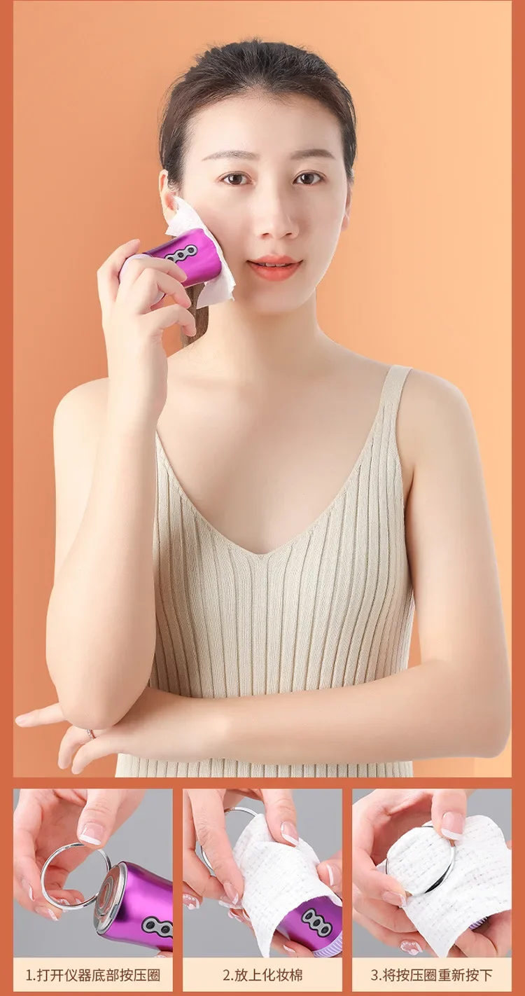 Appareil de nettoyage du visage à chaud et à froid, nettoyant pour les pores, beauté, livraison gratuite