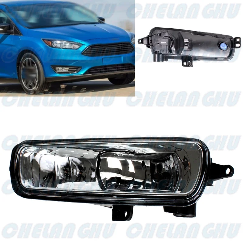 

For Ford Focus 2015 2016 2017 2018 Car accessories Right Side Front Bumper Halogen Fog Lights Lamp FO2593236/F1EB-15A254-AB