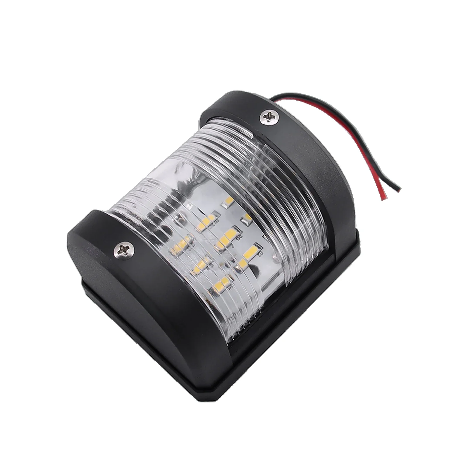 เรือยอชท์เรือนำทางเรือ1ชิ้นโคมไฟเรือแล่นเรือใบไฟเรือยอชท์ไฟ LED สีขาว12V 24V