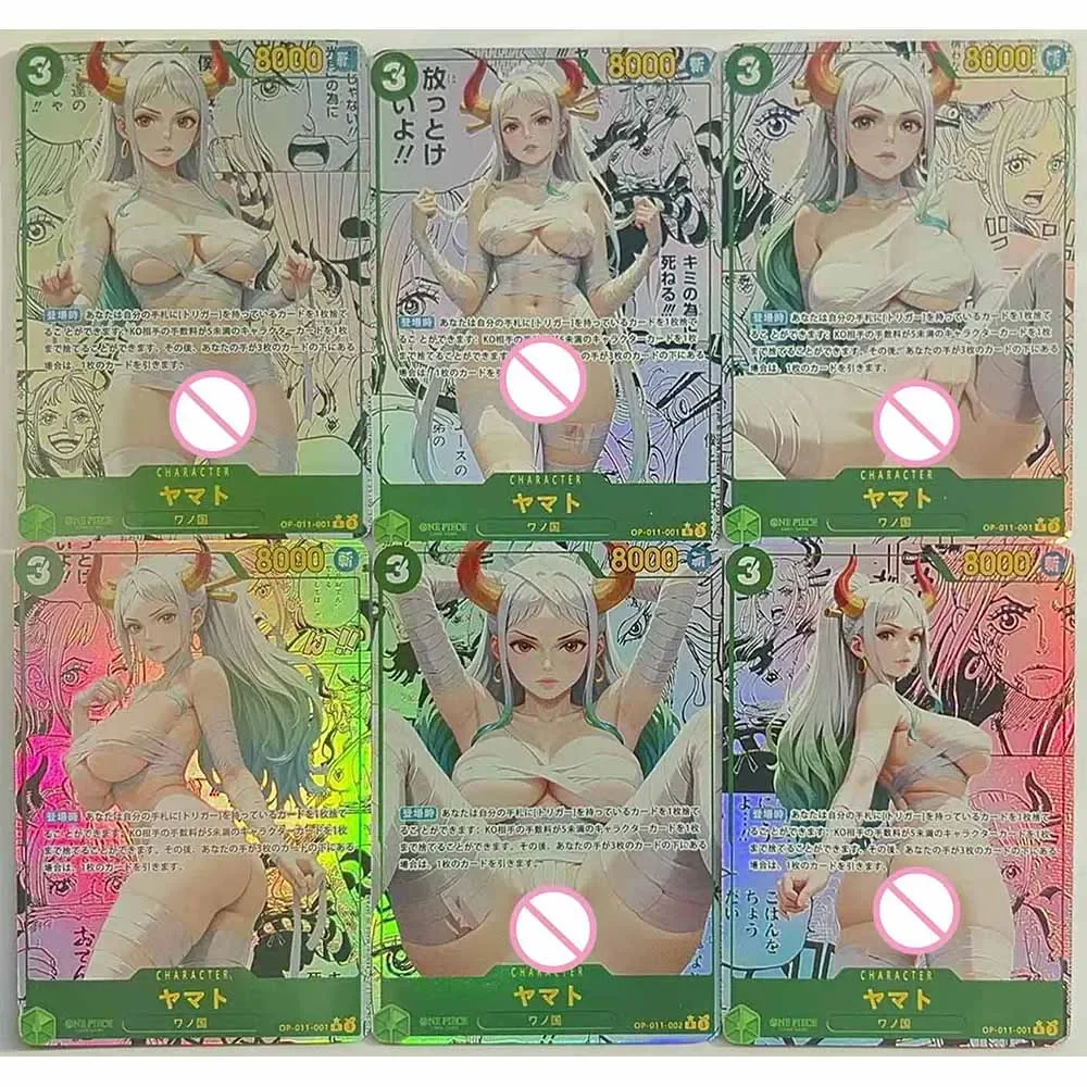 Anime 원피스 DIY ACG 프리미엄 보이 게임 장난감 Collectible Cards 크리스마스 생일 선물 Yamato Nami Boa Hancock Uta Vivi