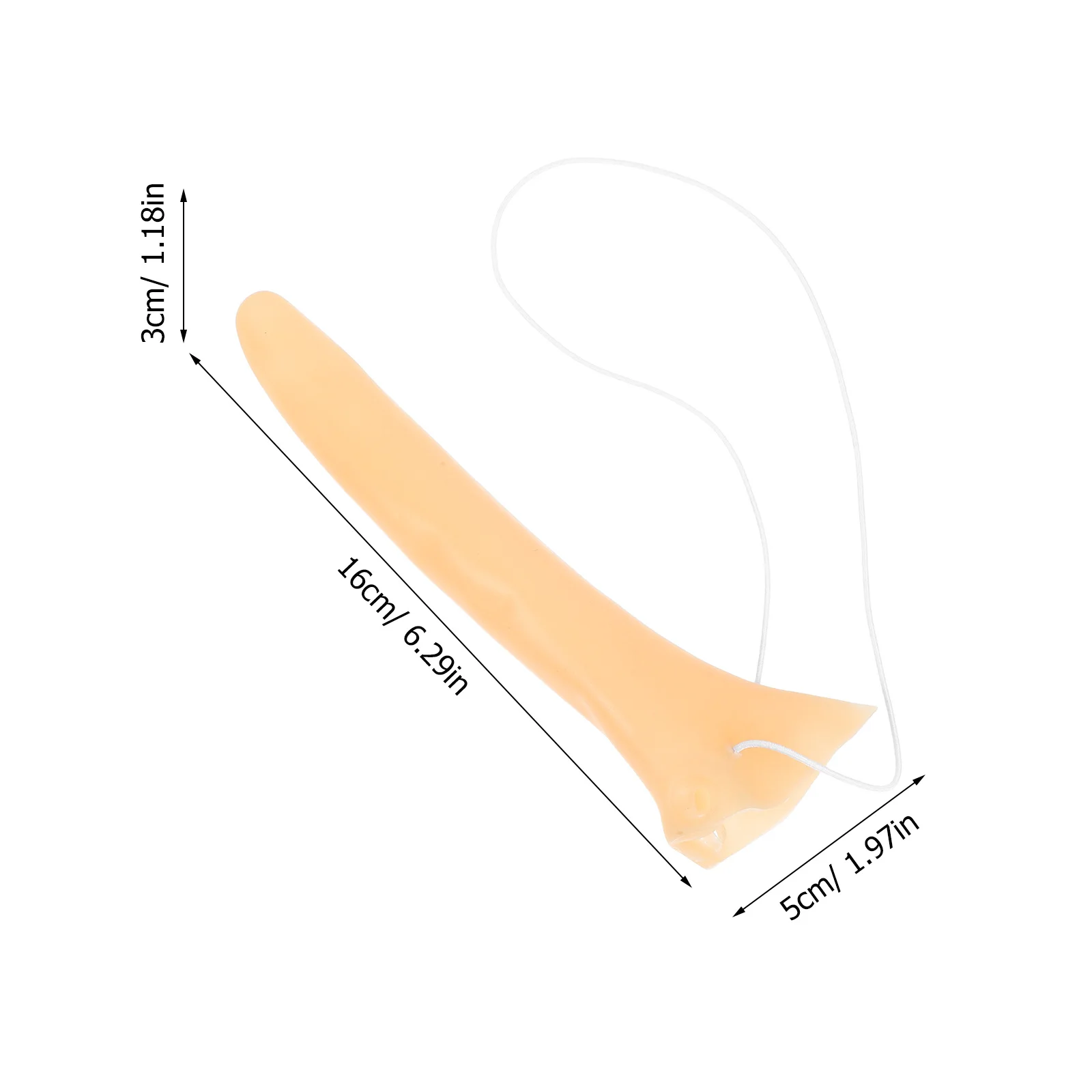 ชุดคอสตูมจมูกยาวแบบแม่มด ทำจากยางลาเท็กซ์ ปลอม ปลายแหลม สำหรับงานฮาโลวีน คอสเพลย์ ปาร์ตี้ การแสดงบนเวที แต่งตัวแฟนซี
