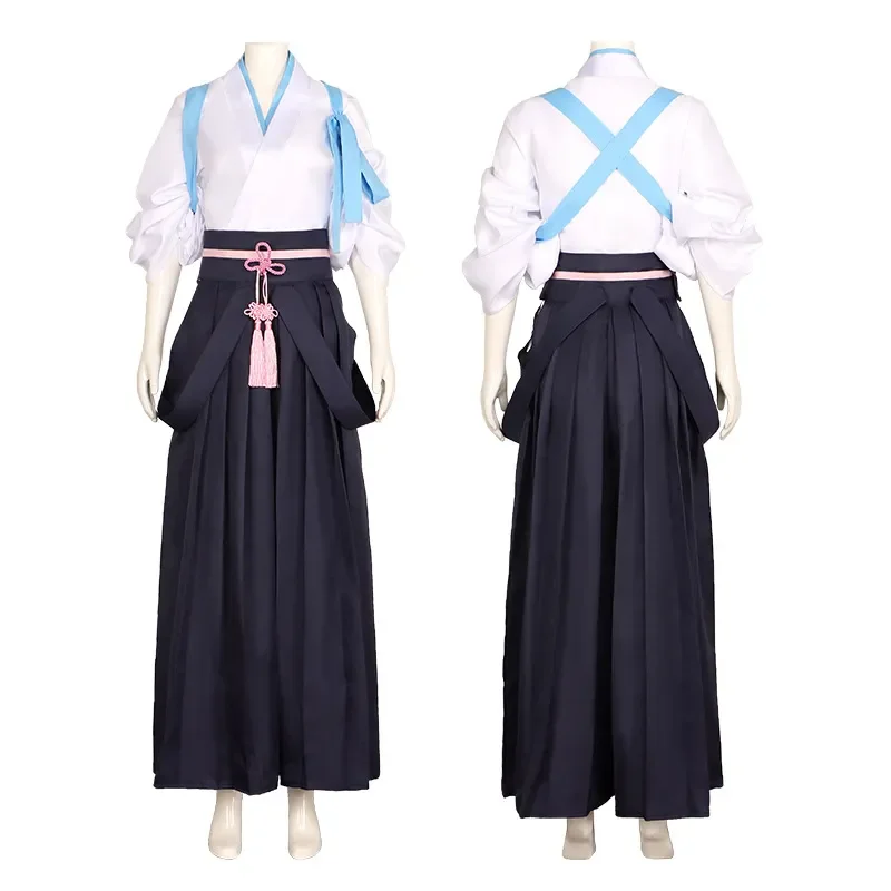 Kostium Genshin Impact Kamisato Ayaka Cosplay Kimono kostium Anime kobieta Kendo odzież peruka księżniczka Ggret nakrycie głowy