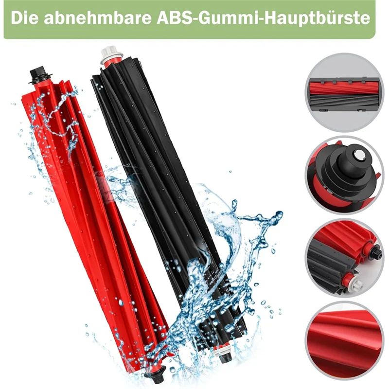 A01M-For Roborock S8 Maxv Ultra جهاز آلي لتنظيف الأتربة فرشاة جانبية رئيسية فلتر Hepa ممسحة منصات أكياس الغبار استبدال أجزاء