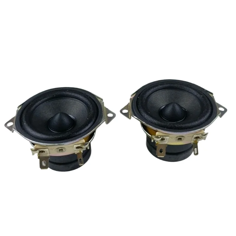 SOTAMIA 2 Stück 2 Zoll Vollfrequenz-Schräglautsprecher 52 mm 4 Ohm 15 W Stoffkante Dual Magnetic Audio Hifi Lautsprecher für JBL Lautsprecher