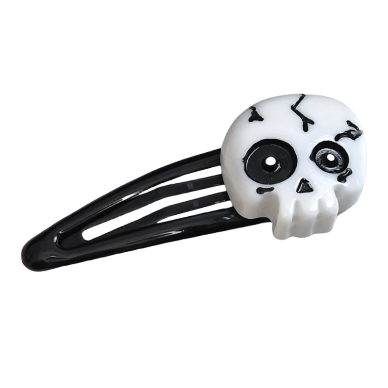 Cool Skull Hairpiece for Youthful Fashion Enthusiasts Halloween Costume Accessories Unique Skull Hairpiece Dropsale