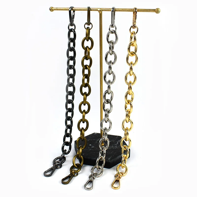 

5/10Pcs Metal Handbag Chain for Bag Handle 30/60cm Strap Connector Extension Adjuster Chains Clutch Bag DIY Hardware Accessory