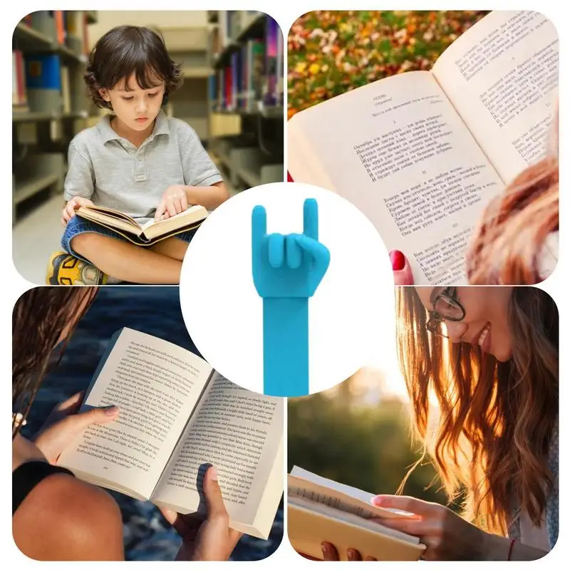 Cute Page Holder Portable Lovely 3D Cartoon Bookmark For Reading Women Reading Bookmarks Multifunctional Beautiful Silicone Book