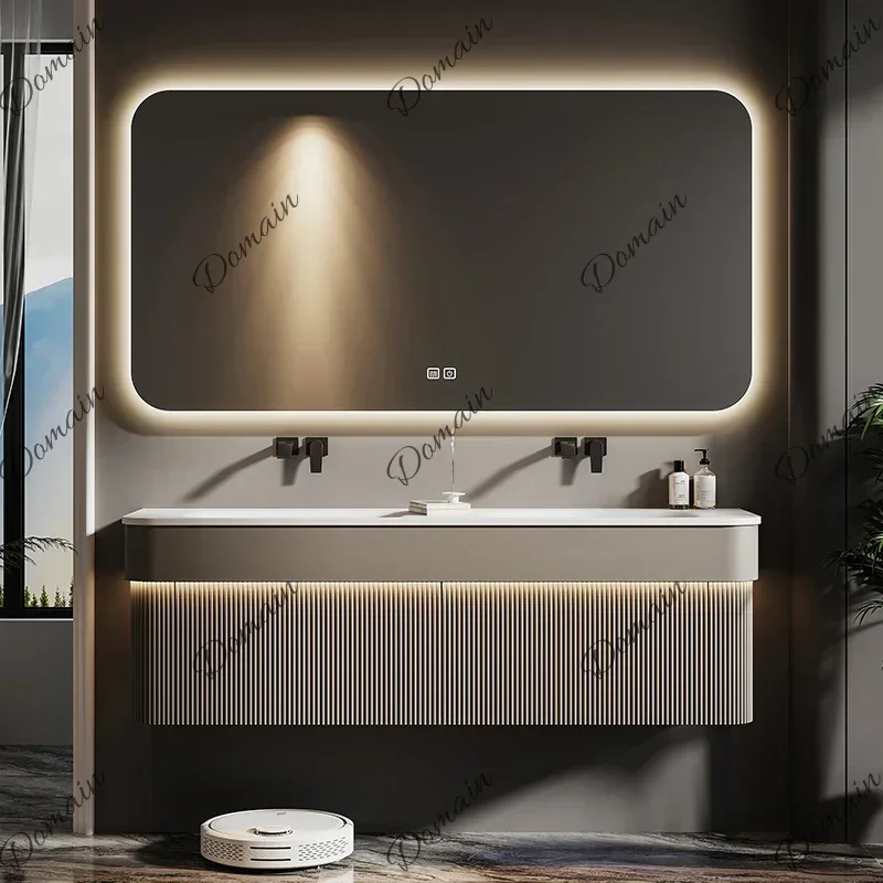 6XY Light Luxury Mirror Bathroom Cabinet Italian Decorations Minimalist Cupboard Gadgets Display Partitions Archivadores Furnitu