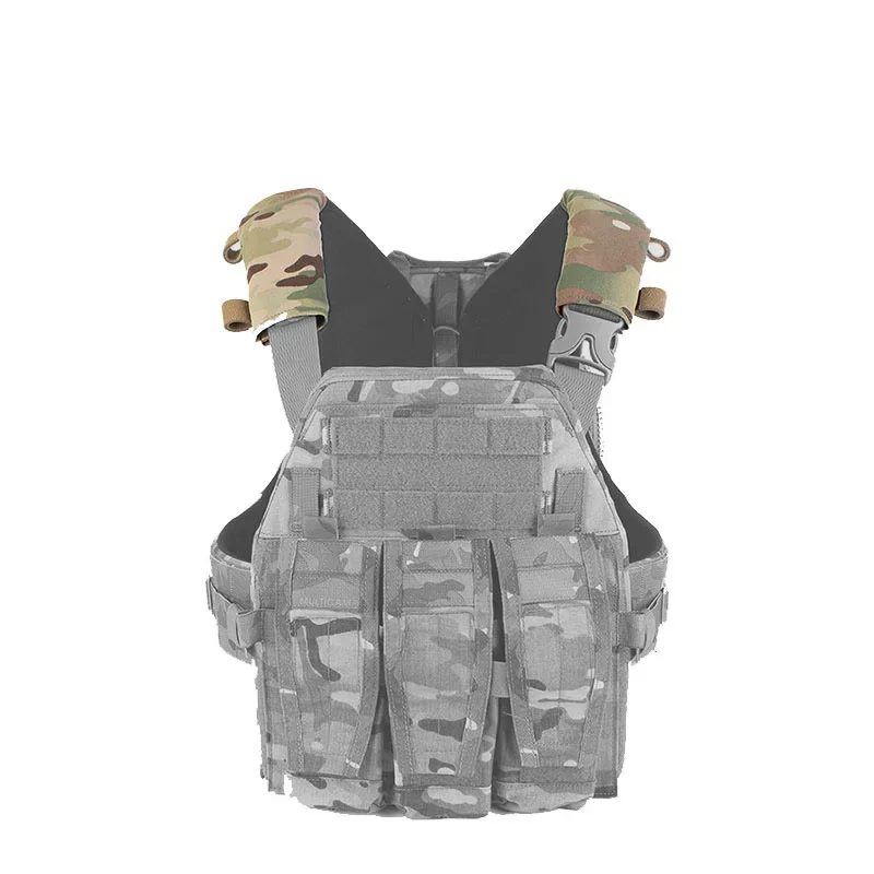 1 Pair AVS Tactical Vest Plate Carrier Shoulder Pads Set Multicam Original Elastic Shoulder Straps Cover