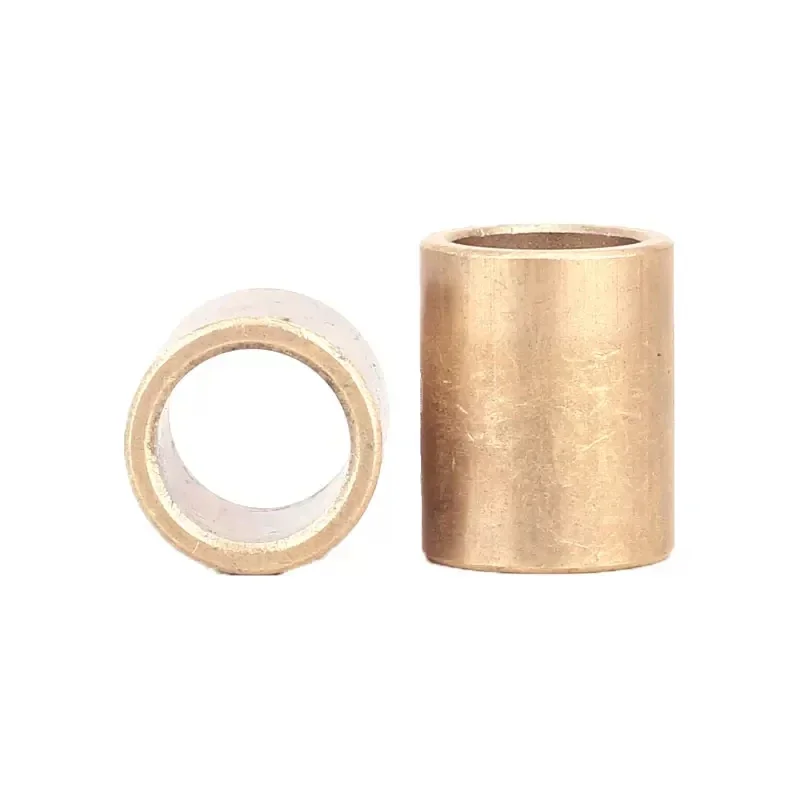 10Pcs Self-Lubricating Bearing Powder Metallurgy Oil Brass Bushing Guide Sleeve Precision Copper Base Bearing Inner Diameter 4mm