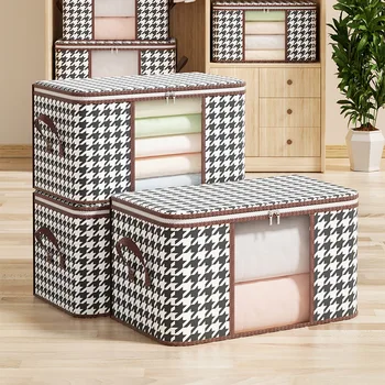 תיק אחסון 3770 quilt עבור בגדים ומטען תיק העברה גדול קיבולת עמיד למים כותנה עמיד למים