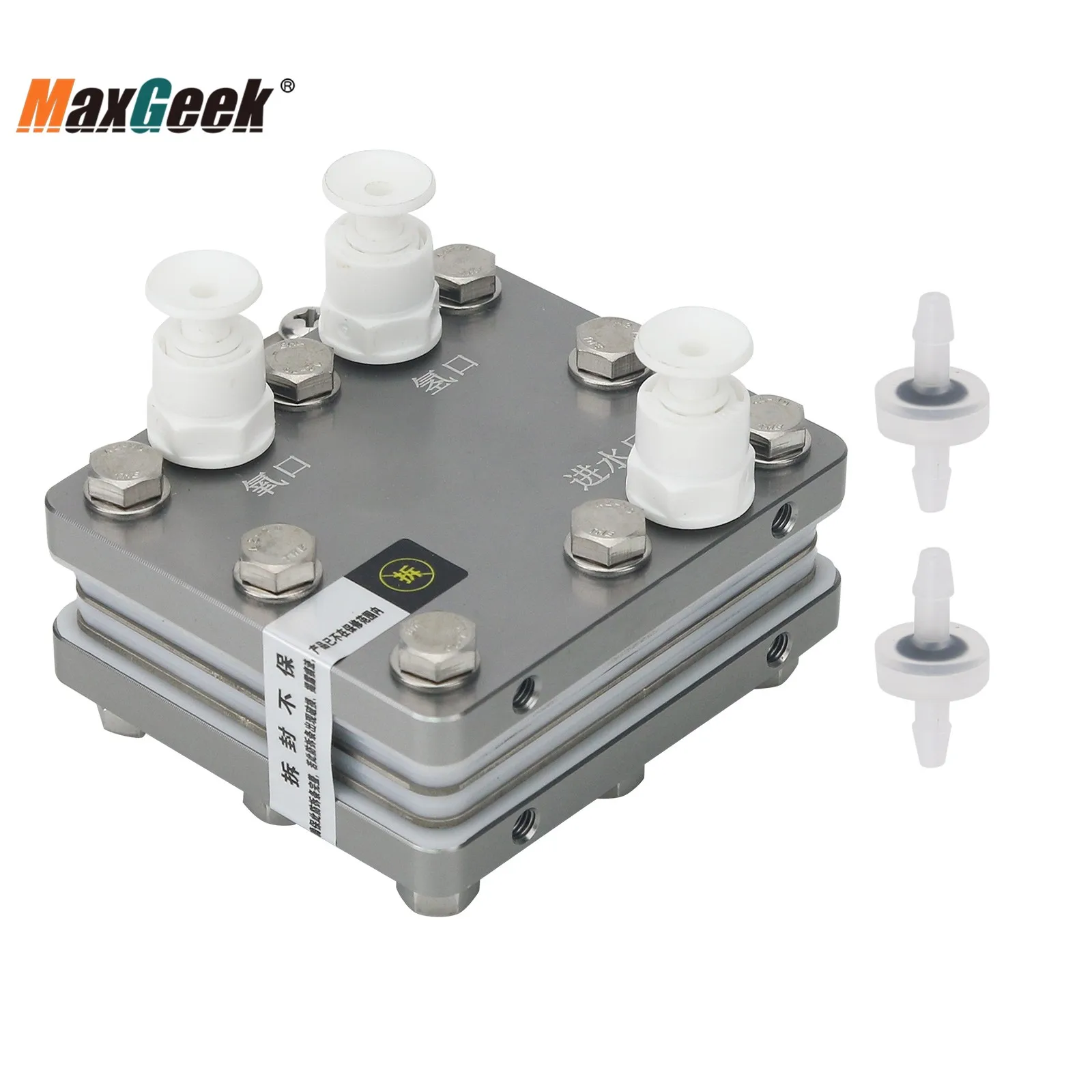 

Maxgeek 200ml-400ml/min PEM Electrolyzer for Hydrogen Oxygen Hydrogen Generator Hydrogen Rich Water Generator