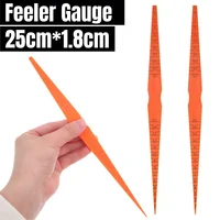 Herramienta de medición de huecos de Panel de carrocería de coche naranja, regla, medidor de espesores, herramientas de inspección de huecos cónicos de coche, telémetro de puerta de alineación de coche en pulgadas