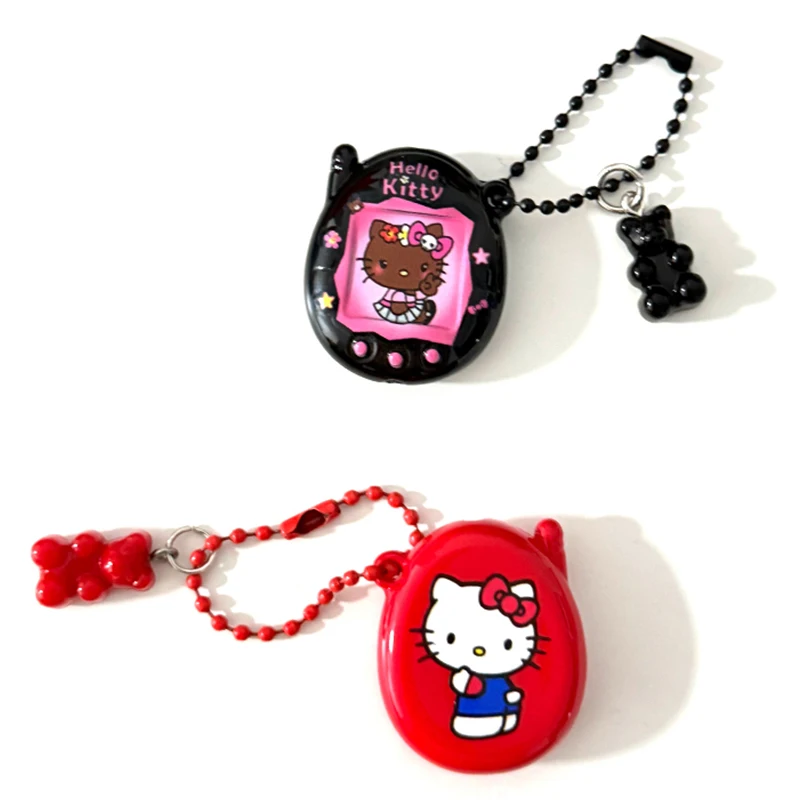 Kawaii flores hawaianas Hello Kitty adornos colgantes dibujos animados japonés encanto Vintage Ángel lindo bolso adornos colgantes regalo