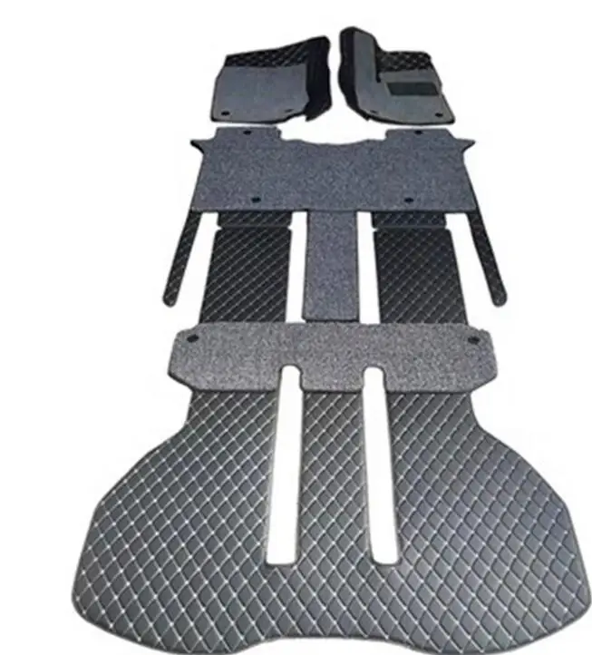 Custom car carpets for Right hand drive Toyota Vellfire 7 8 seats 2025 2024 waterproof Rugs High quality double layers carpets