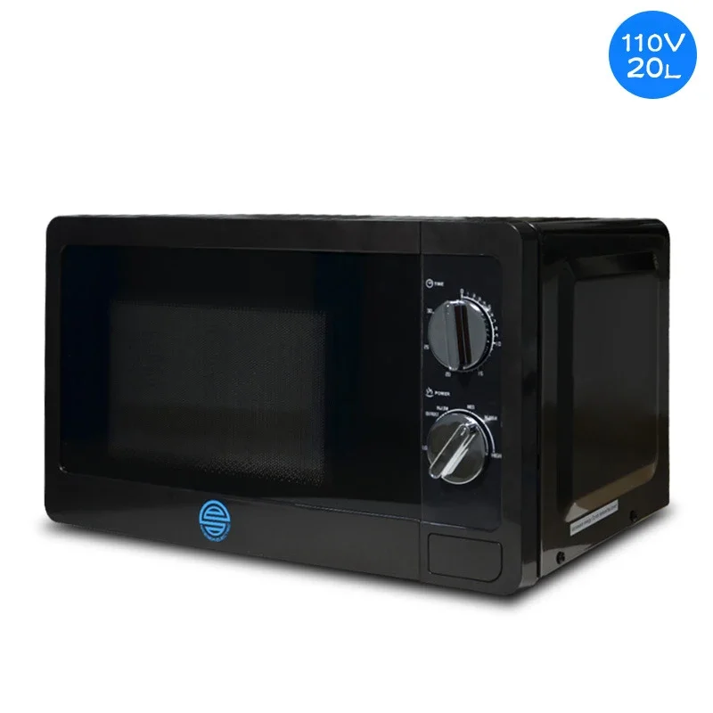 Forno de microondas ajustável de alta potência, mesa giratória marinha, comercial e doméstica, 20L, 110V, 60HZ