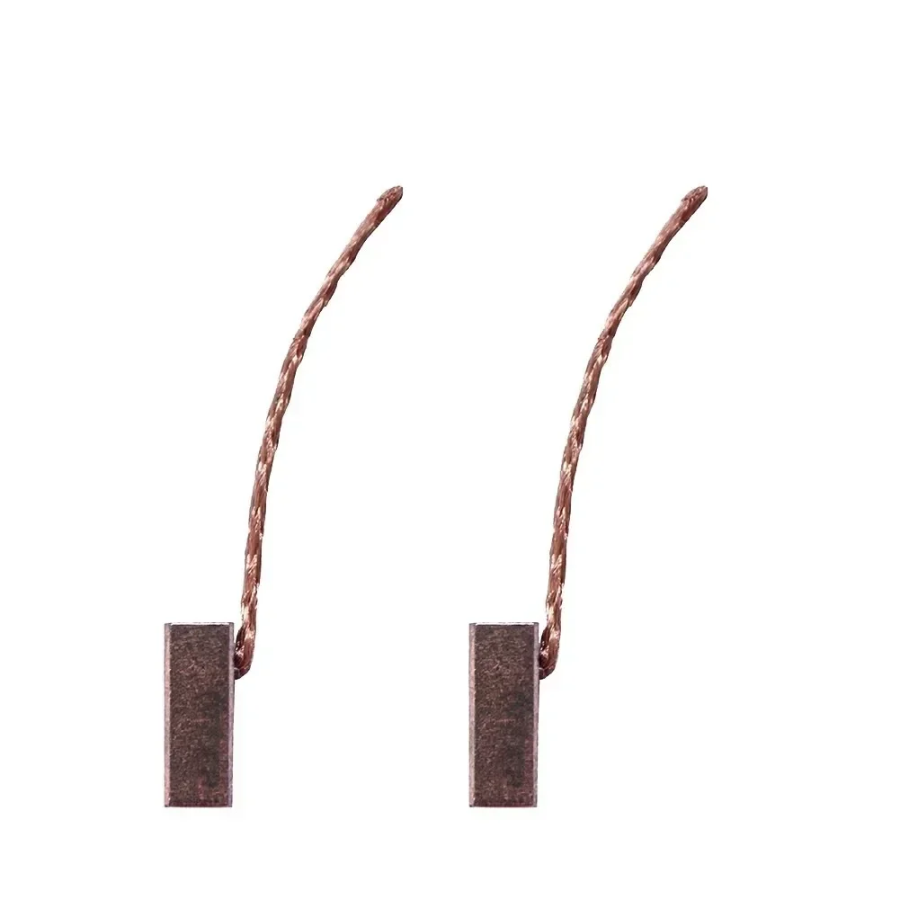 8 unids/lote 5x5x10mm cepillos de carbono de Motor de cobre y grafito para amoladora angular Bosch martillo eléctrico herramienta rotativa eléctrica