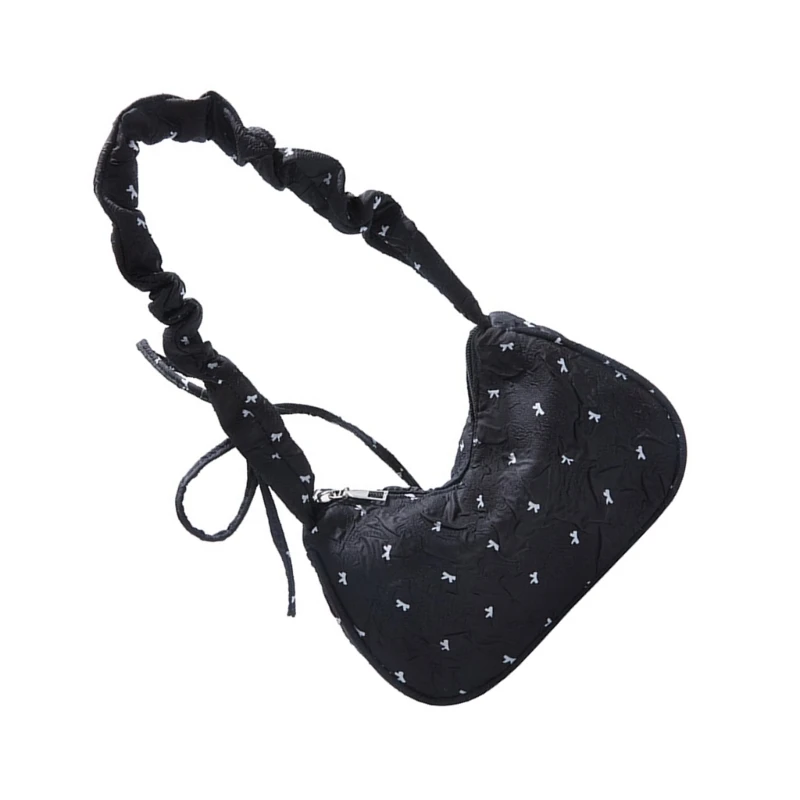 

G5AE Stylish Bows Accent Casual Shoulder Bag Lightweight Shoulder Bag for Everyday Use