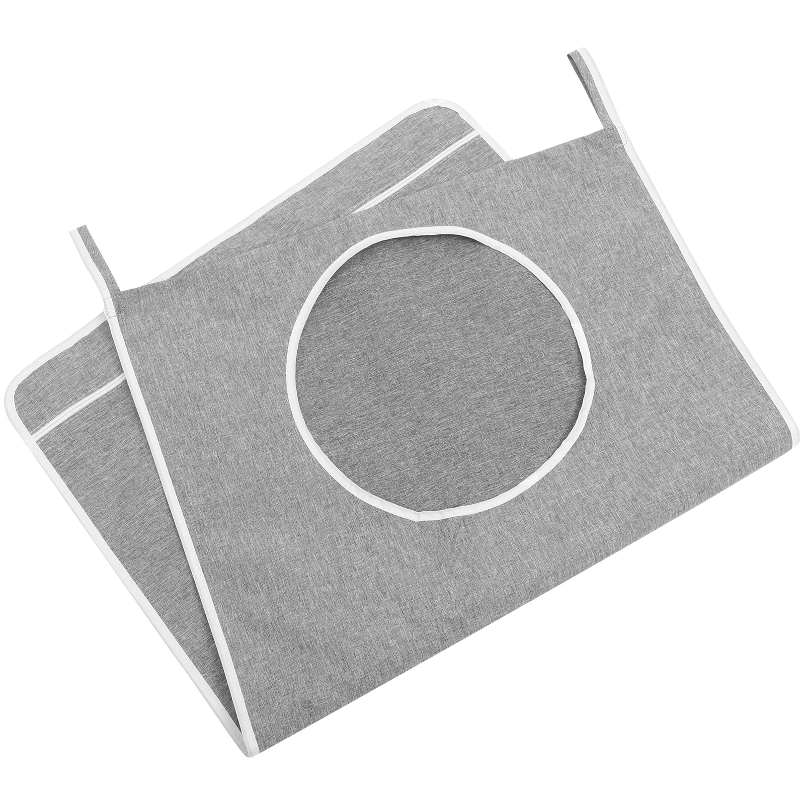 

Foldable Mesh Laundry Storage Bag Hanging Door Organizer Wall Mountable Large Clothes Hamper With Zipper For Small Apartment