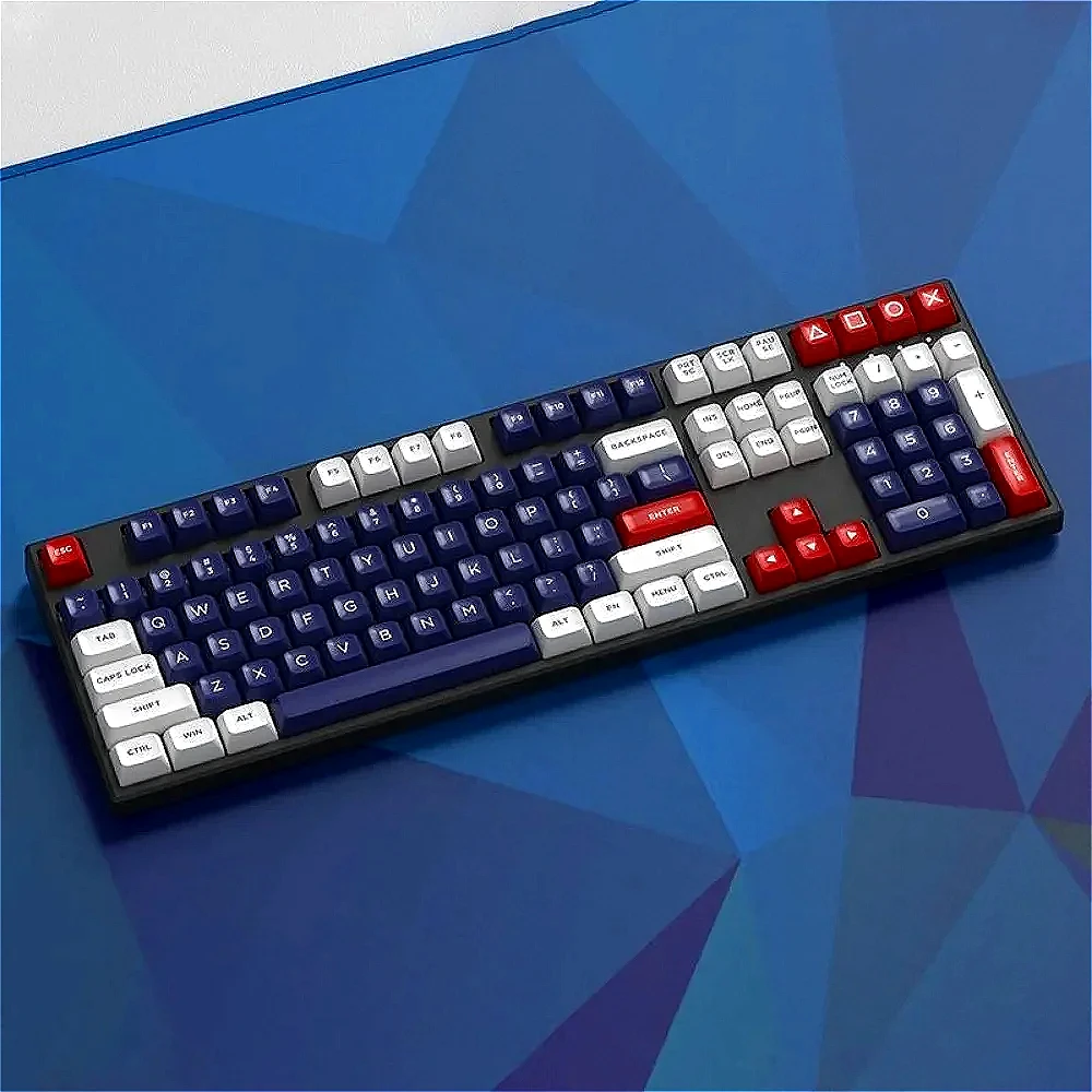 PBT material 148-key ASA orange-blue, keycaps, ball caps, keycaps for mechanical keyboards