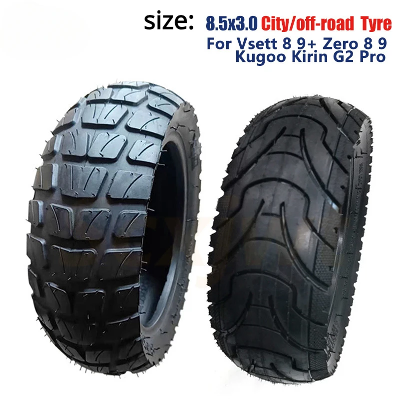 8.5 Inch 8.5x3.0 / Off-Road Outer Tyre Inner Tube for Vsett 8 9+ Zero 8 9 Kugoo Kirin G2 Pro Electric Scooter Wheel Tire