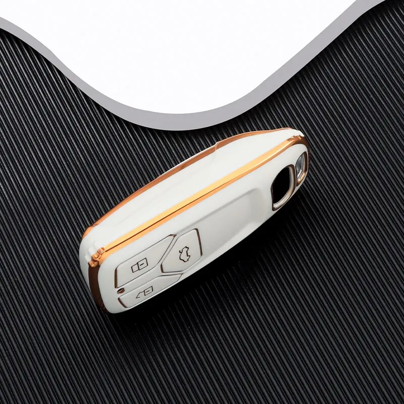 TPU Car Remote Key Case Cover Shell For Audi A4 B9 A5 A6 8S 8W Q5 Q7 4M S4 S5 S7 TT TTS TFSI RS Protector Fob Keyless