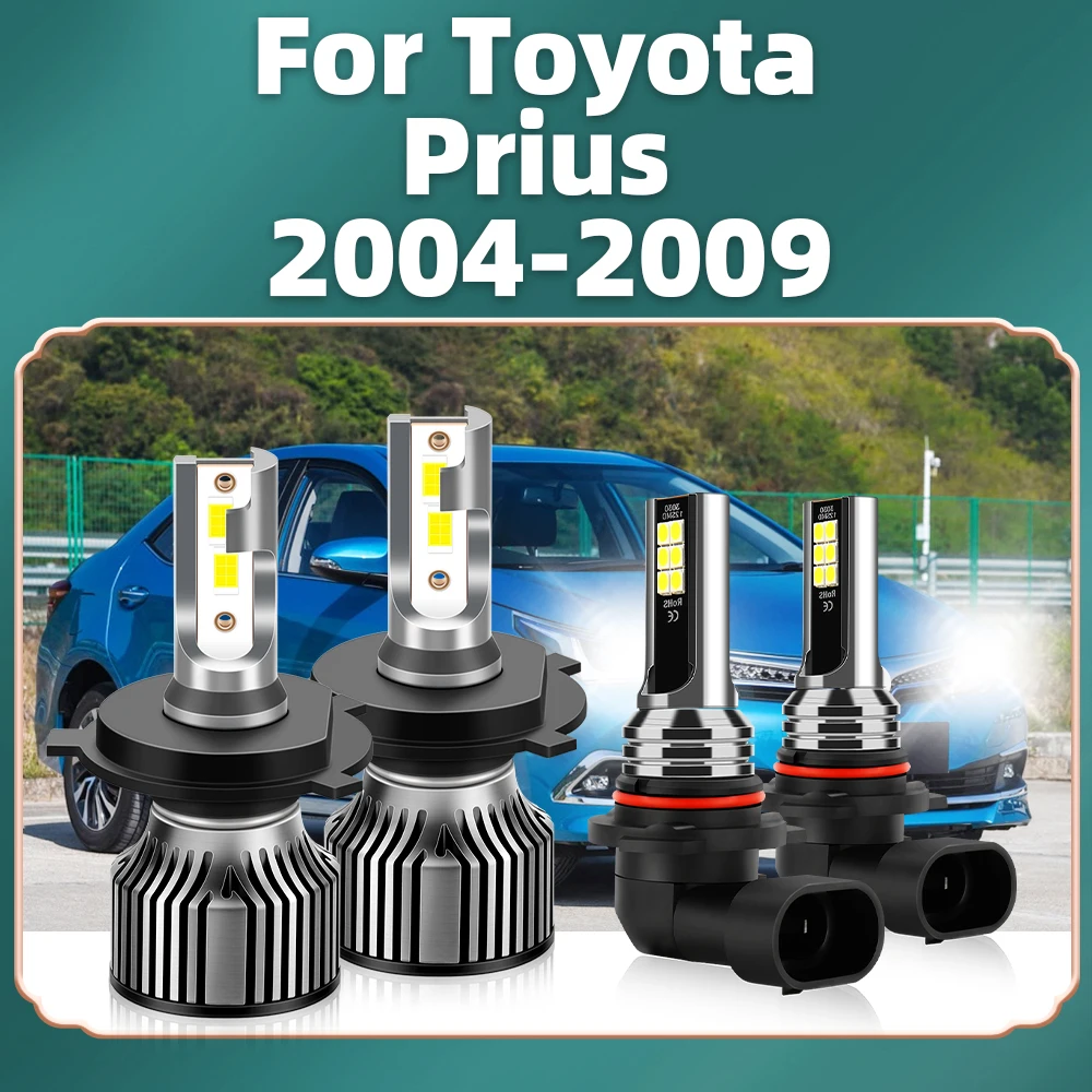 

Для Toyota Prius 2004 2005 2006 2007 2008 2009 лм Светодиодный Turbo лампы фар высокой мощности CSP Автомобильные фары Противотуманные фары 12 В