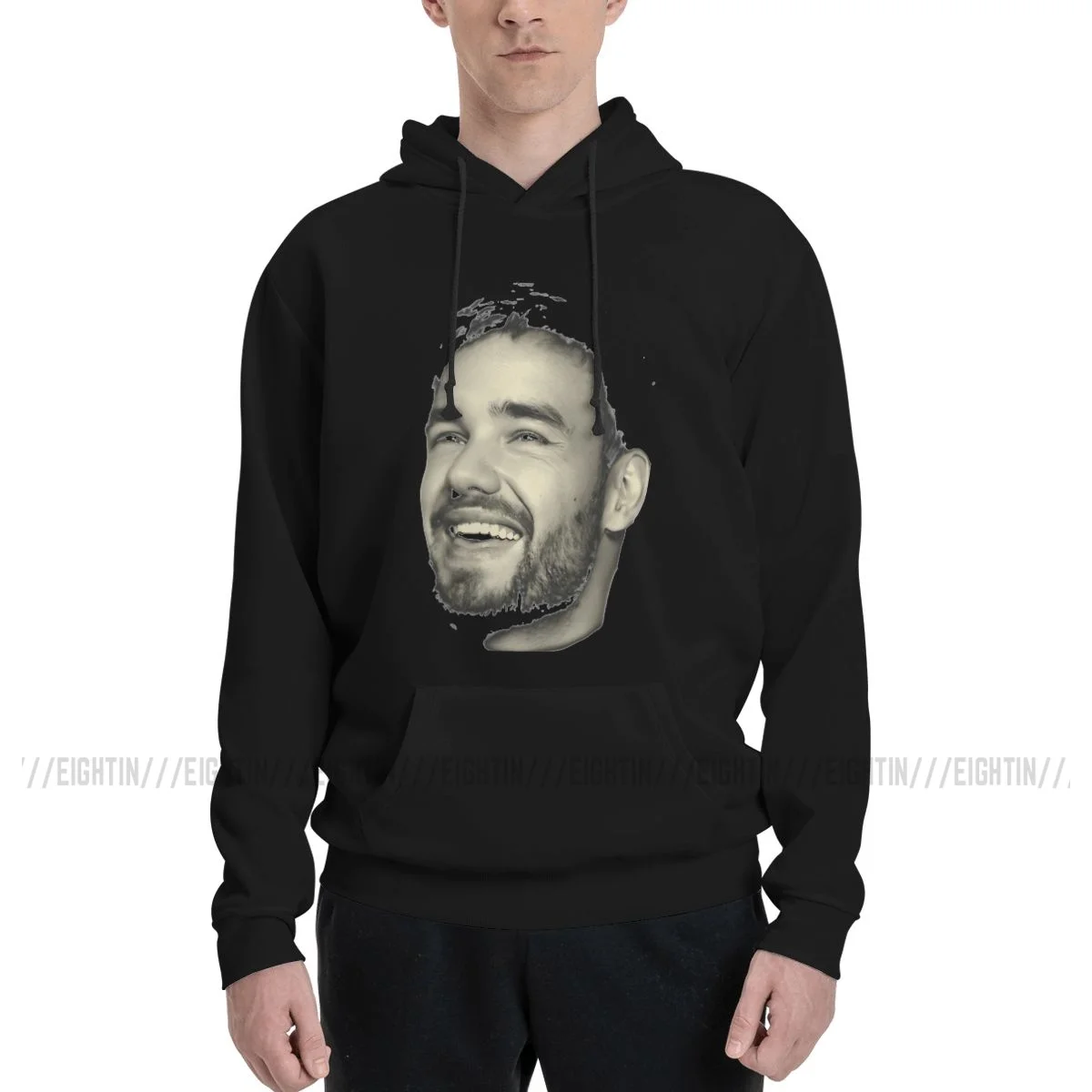 

Novelty Hoodies Couple Thin Fleece Sweatshirt Men Singer Liam Payne Pure Cotton Hooded Sweatshirts Black Hooded Tops