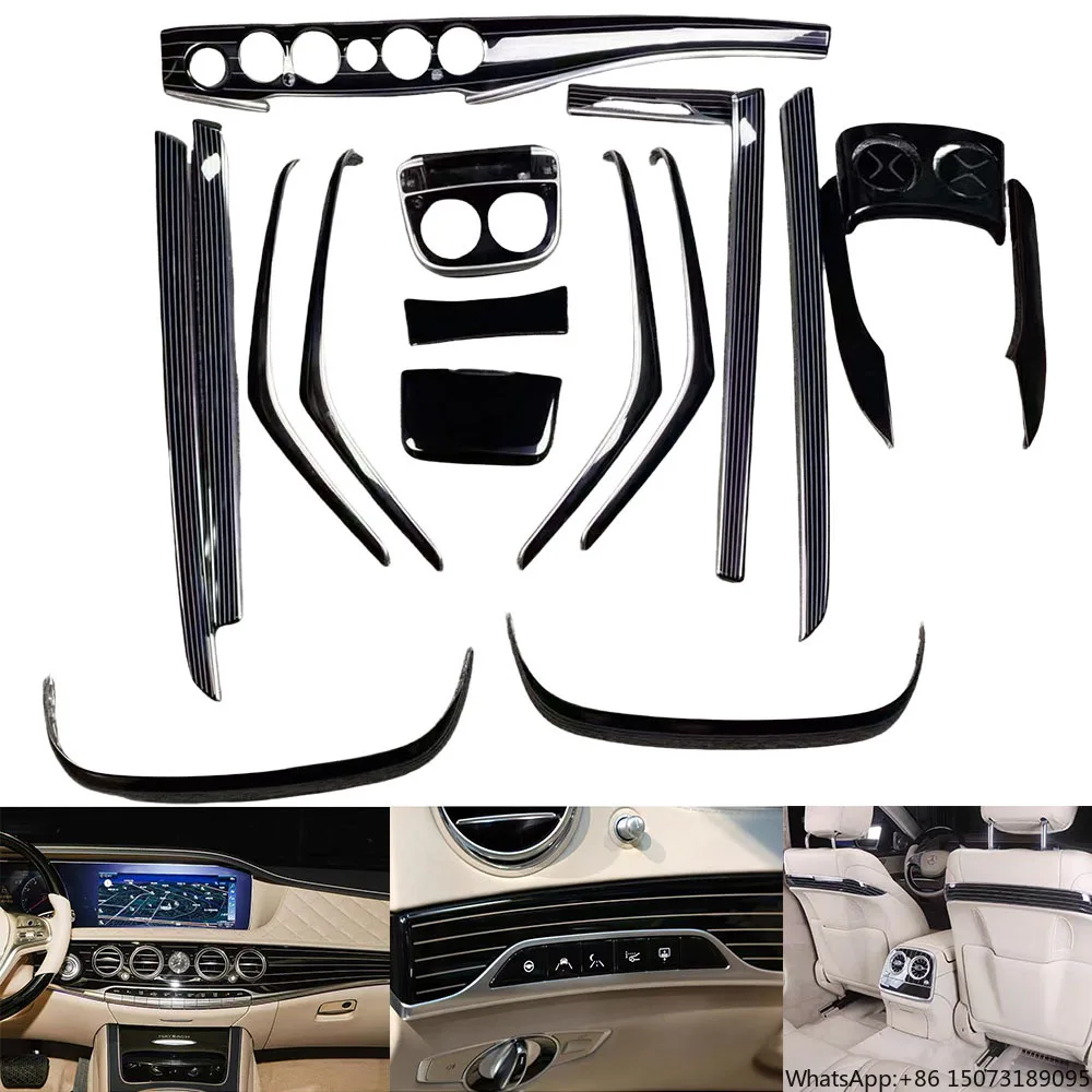 Hot Selling High Quality for - Piano Black Staff Interior Kits C63 S63 S65 G500 G63 E63 W205 W222 W223 Interior Kits