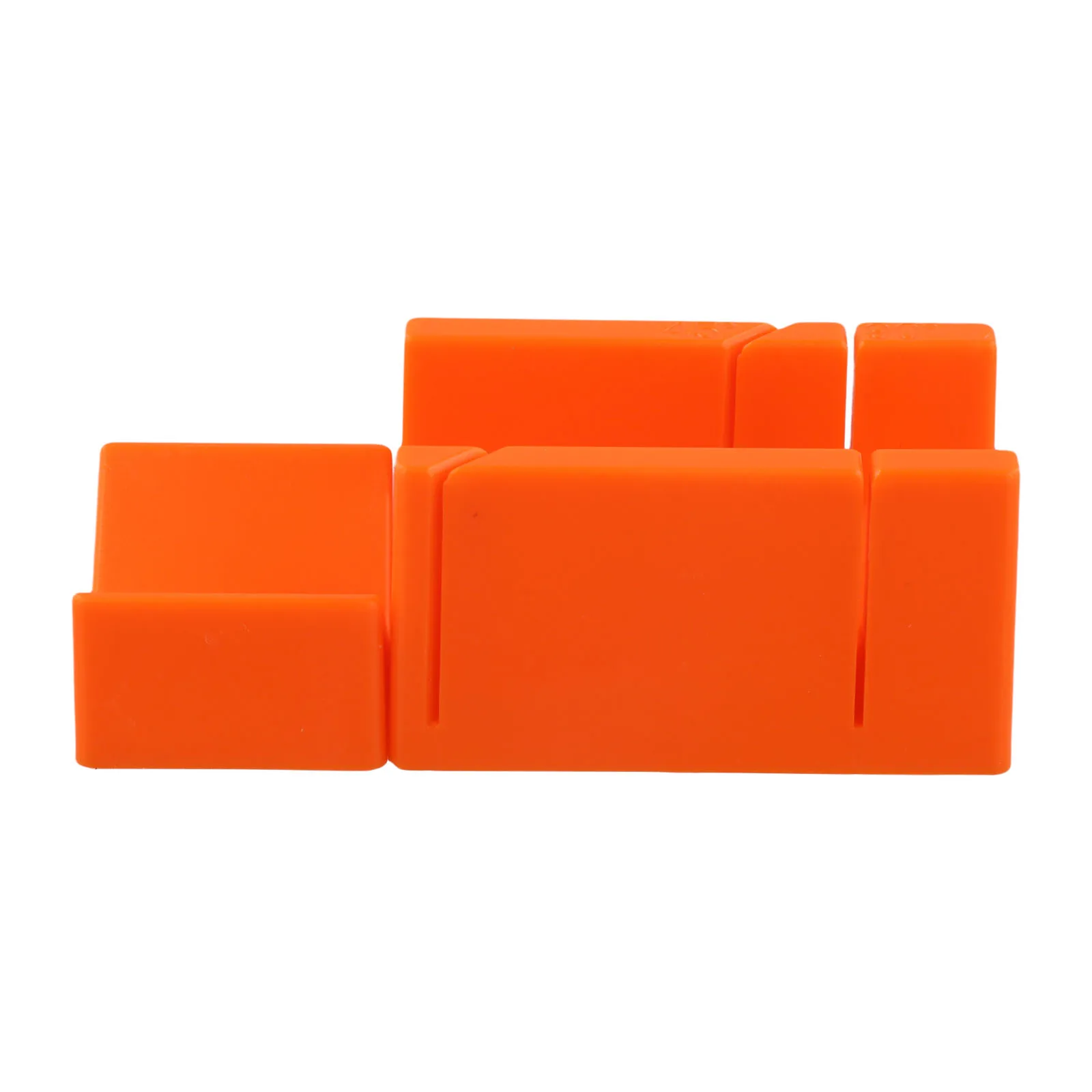 Compact Woodworking Mitre Box with Clamping Mechanism and 45/90 Degree Slots for Stable and Precise Wood Cutting Tasks