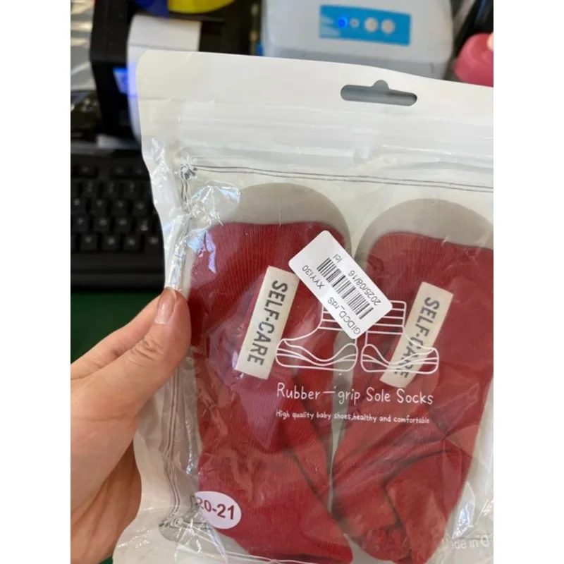 

Soft Sole Anti Slip Baby Walking Shoes First Walkers for Infants 0-3 Years Elastic Socks with Rubber Soles All Seasons