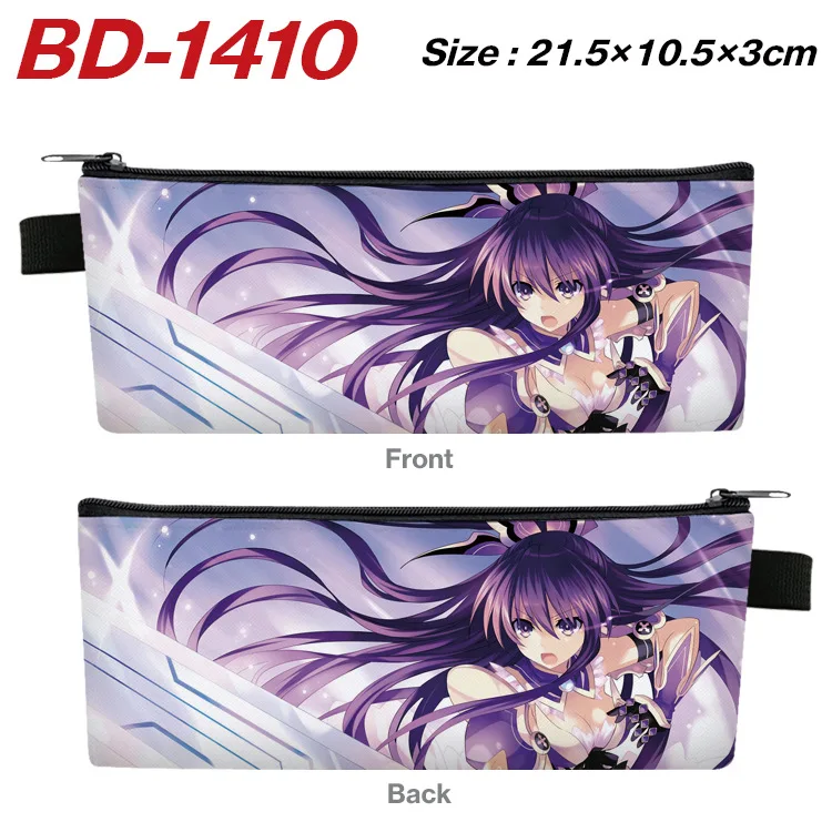 Date a Live Anime Cartoon portamatite portatile borsa portaoggetti cancelleria per studenti