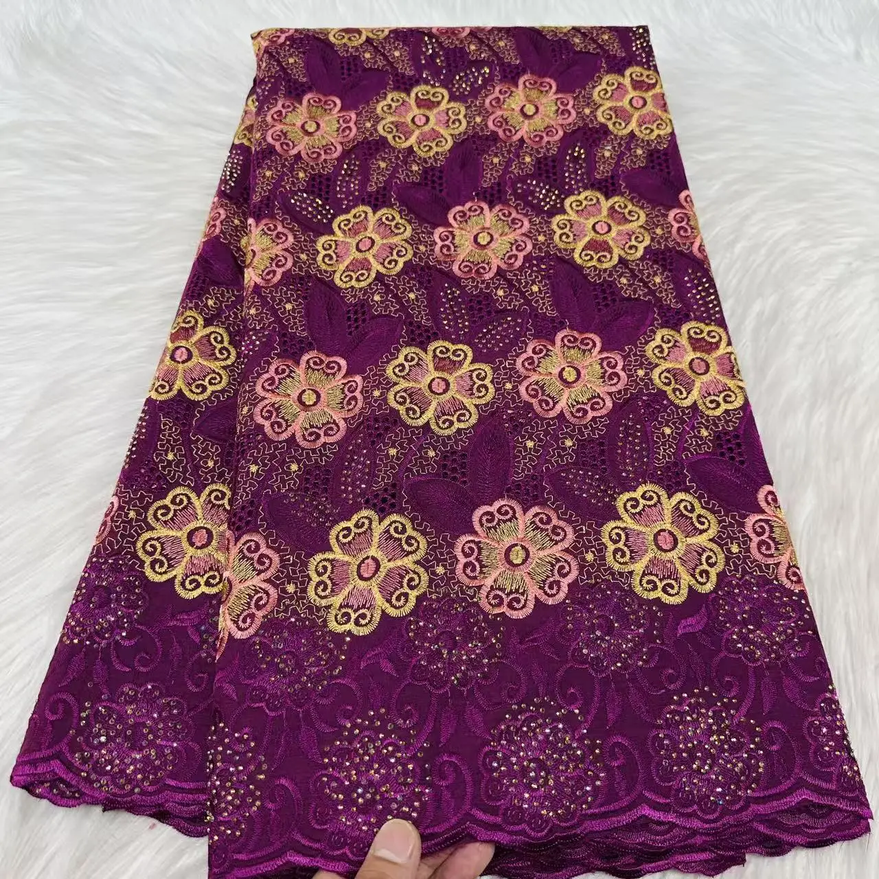 salouva-nigerian-cotton-voile-lace-fabric-with-stones-african-swiss-style-for-women's-wedding-sewing-new-dress