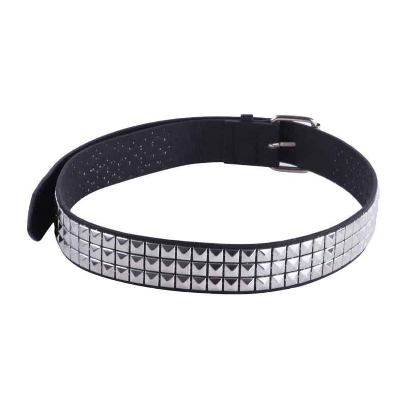 Ceinture à rivets en perles carrées pour hommes et femmes, sangles en Dakota ide en métal, quincaillerie punk rock, designer de jeans, 600 ceintures audibelts, luxe, nouveau, 2023