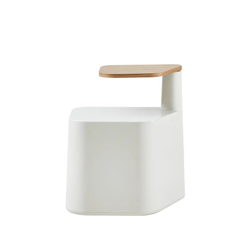 

creative side few stools modern simple small coffee table small apartment living room sofa corner few bedside tables