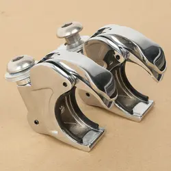 Motorcycle 41mm Windshield Windscreen Clamps For Harley Dyna Super Glide Sportster XL 883 1200 Softail FXS FXST FXSTB