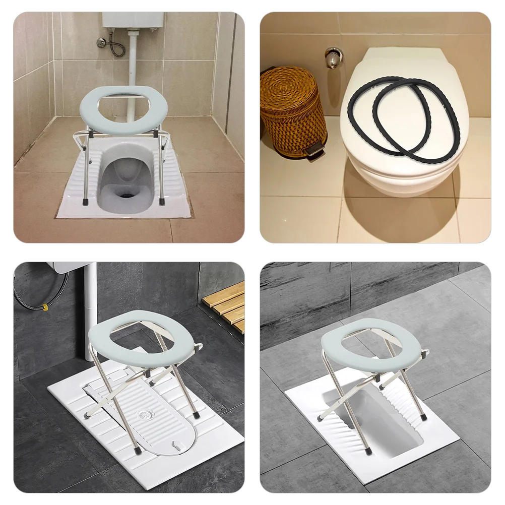 Potty Chair Outdoor Stools Stainless Steel Toilet Folding Plastic Commode Elder