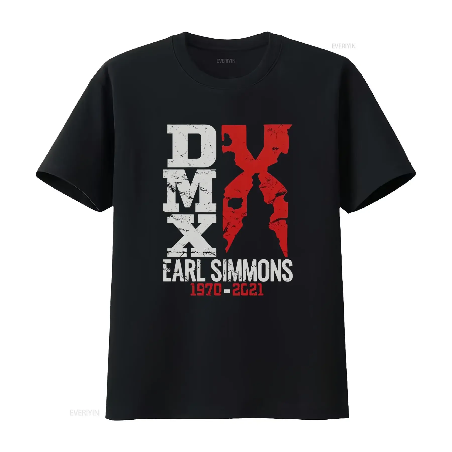 DMX Earl Simmons T Shirt Cotton Men's and Women's vintage Washed Breathable Soft fashion Comfortable designer clothes homme