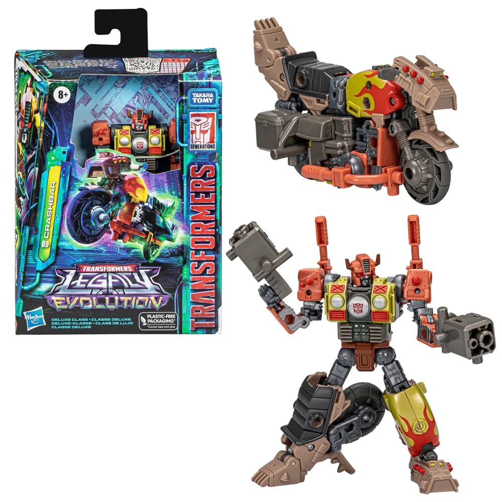 Hasbro Transformers Toys Legacy Evolution Crashbar Deluxe Class 5,5 pulgadas figura de acción regalo F7195