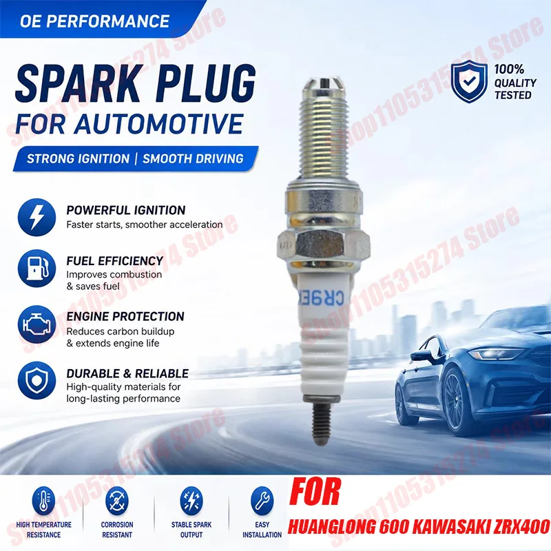 

1pcs Original Spark Plug CR9EK #4548 For Huanglong 600 Kawasaki ZRX400 West Wind Stimulus Bandit XJR400 Night Cat 150
