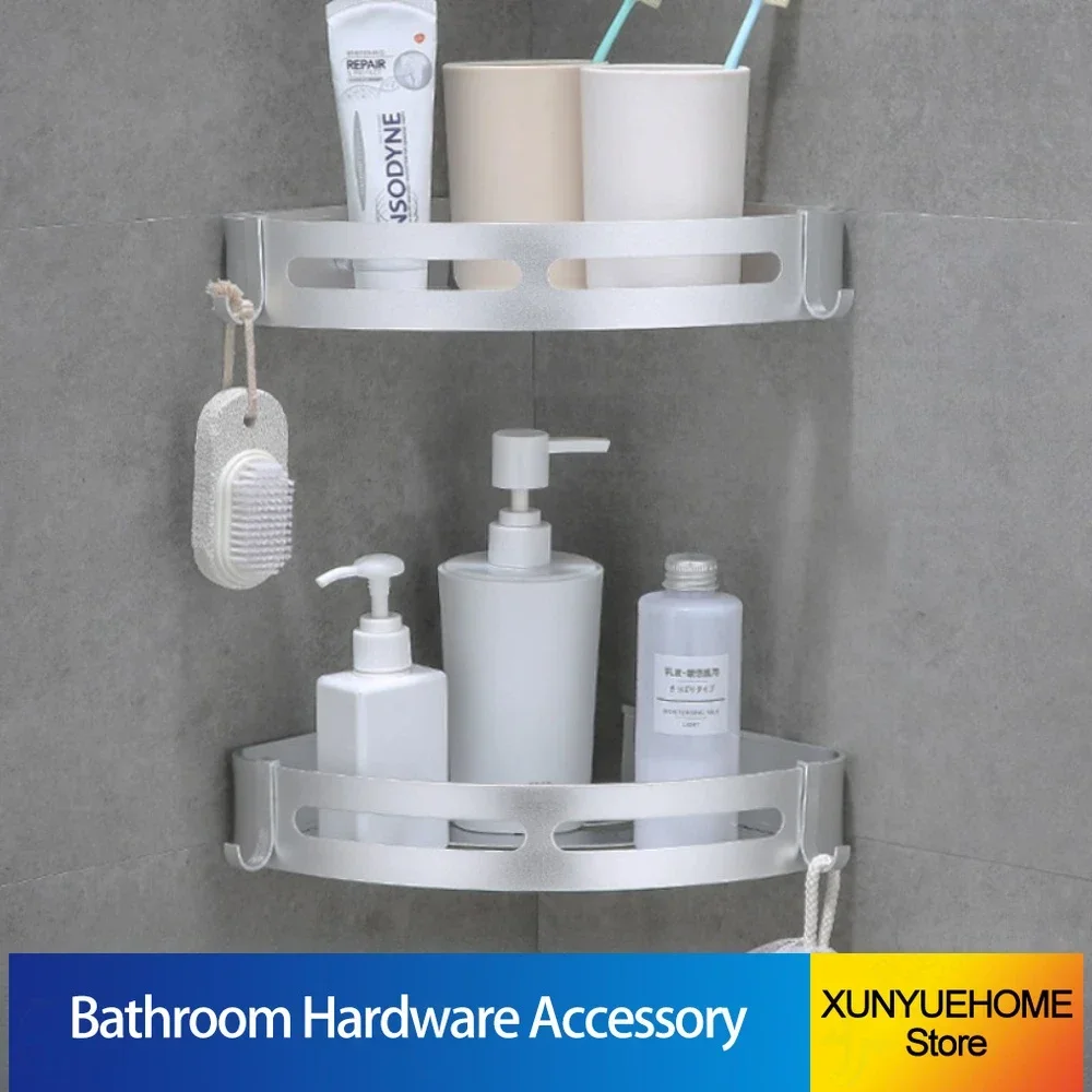 Towel Rack Cloth Holder Matter Silver Aluminum Fold Hanger Wall 50-60CM Shower Bar Rail Toilet Storage Shelf Bathroom Accessorie