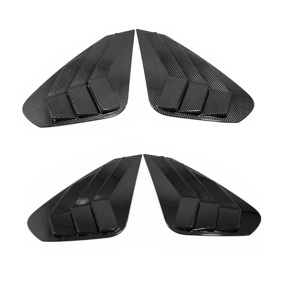 For Toyota RAV4 2019 2020 2021 2022 2023 Car Rear Window Louver Shutter Cover Side Vent Trim Sticker Scoop Exterior Accessories