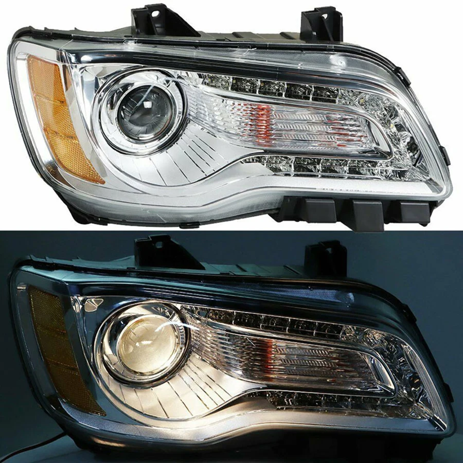 

1Pc Car Front Headlamp Headlight Assembly Head Light For Chrysler 300C 2011-2012 2013 2014 2015 2016 2017 New Auto Accessories