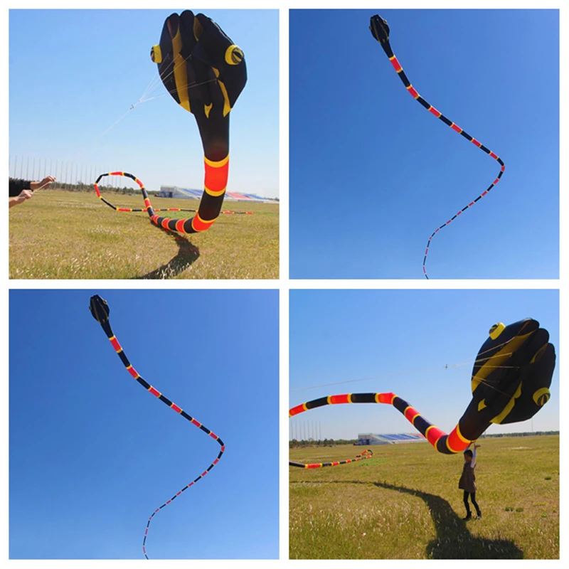 Snake soft kites professional kites for adults kite inflatable kite Outdoor play giant professional wind kites Tripod giant kite