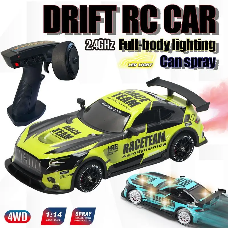 

1:14 GT AMG RC Car 4WD Drift & Racing Автомобиль с дистанционным управлением Высокоскоростной электрический игрушечный автомобиль для детей и взрослых